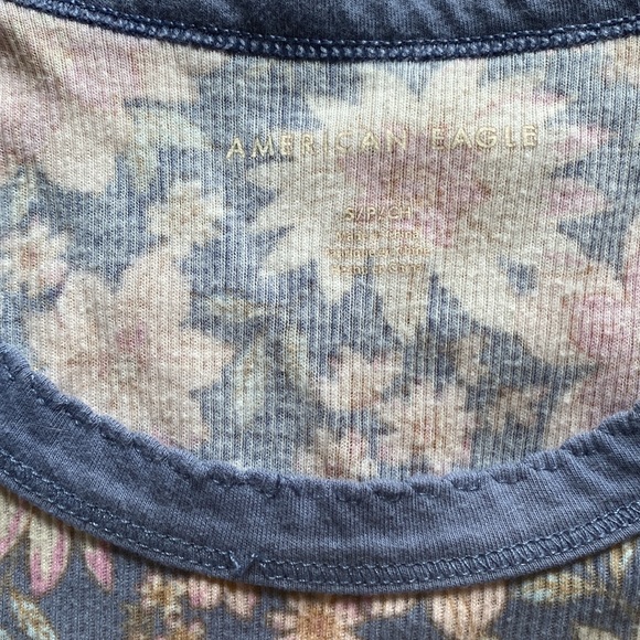 American eagle ribbed soft tank - Picture 2 of 3